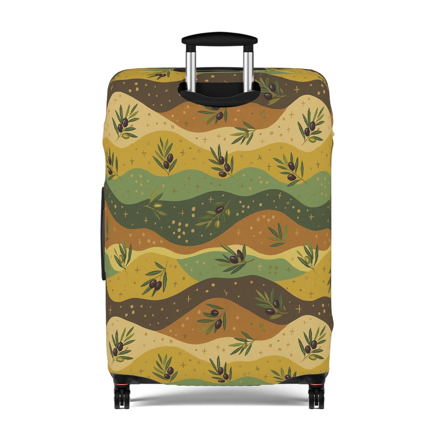 Olive and Mustard Luggage Cover 28"x20"