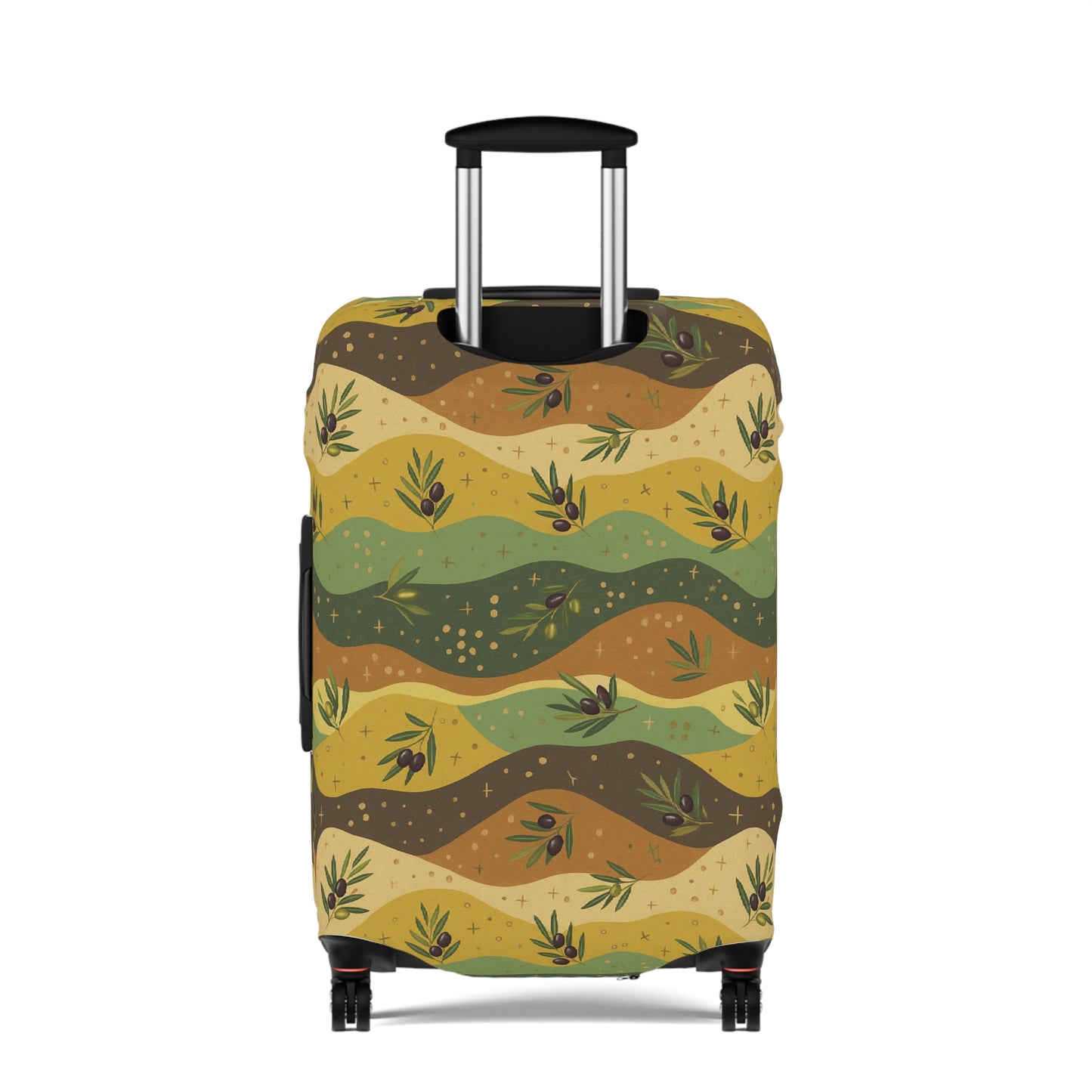 Olive and Mustard Luggage Cover 25"x16"