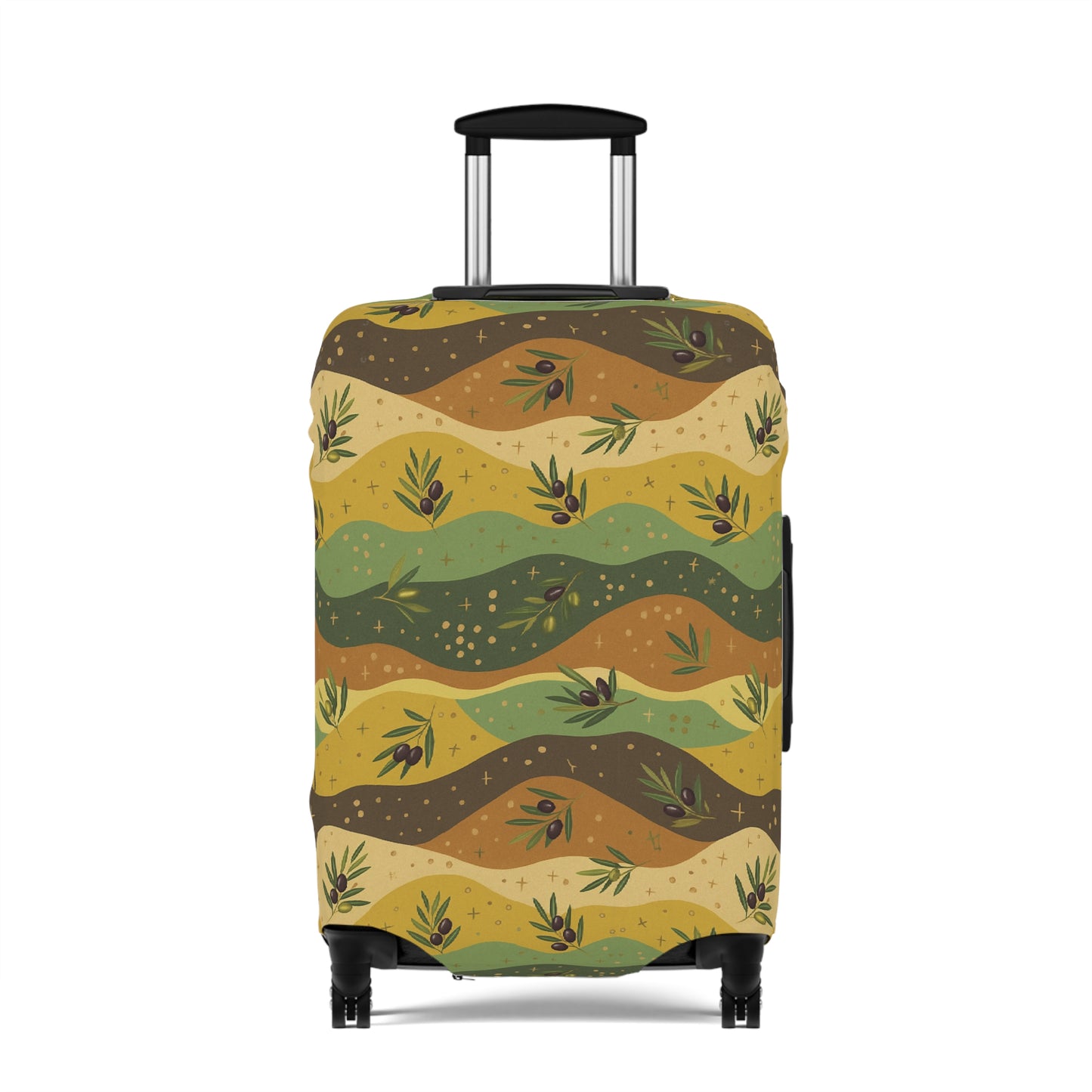 Olive and Mustard Luggage Cover 25"x16"