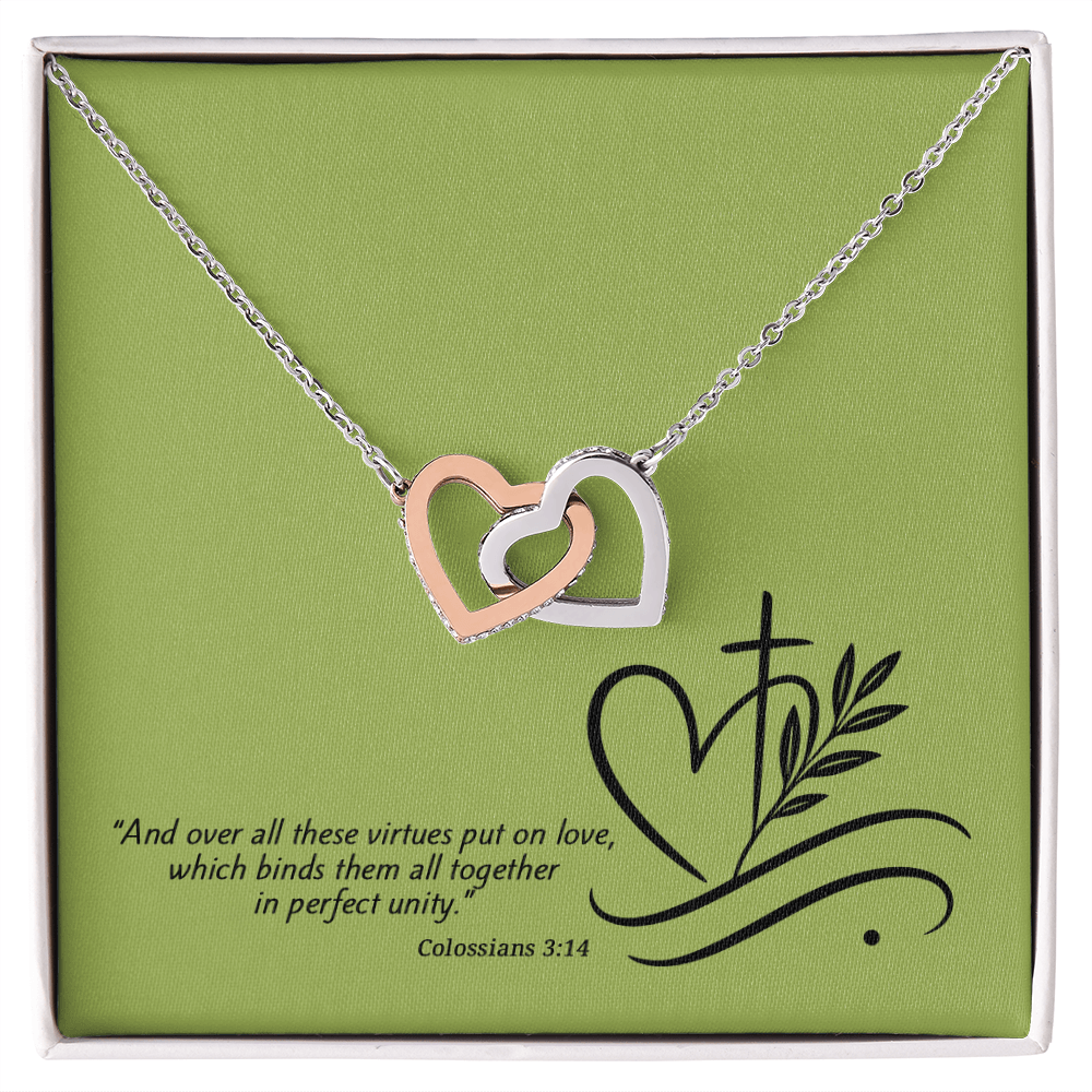 Interlocking Hearts Necklace – A Symbol of Faith & Love