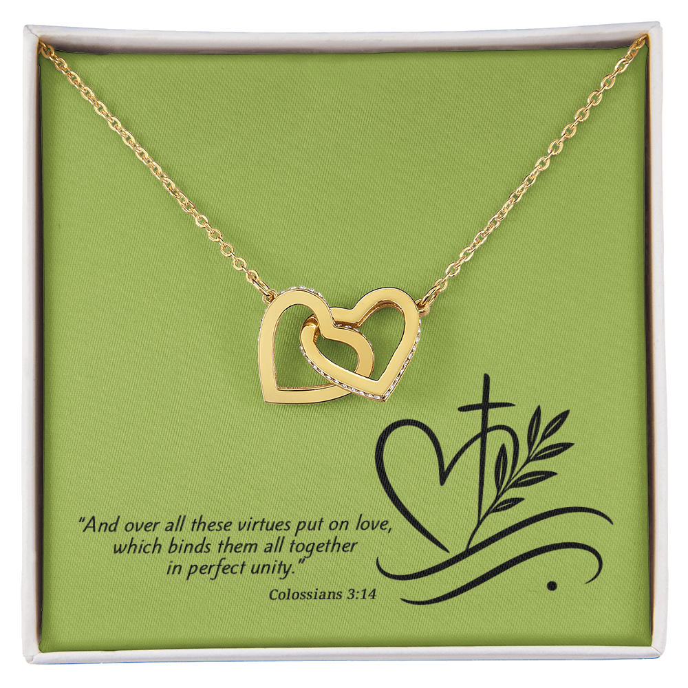 Interlocking Hearts Necklace – A Symbol of Faith & Love