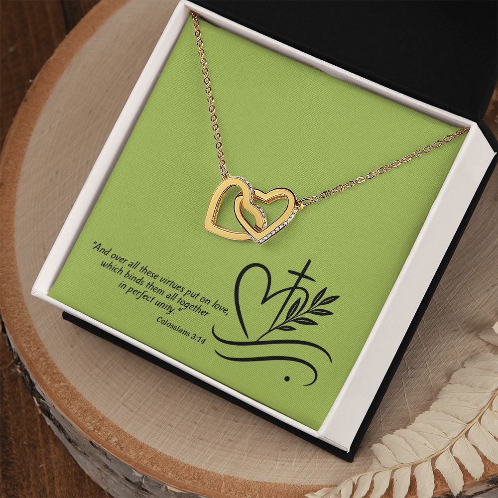 Interlocking Hearts Necklace – A Symbol of Faith & Love