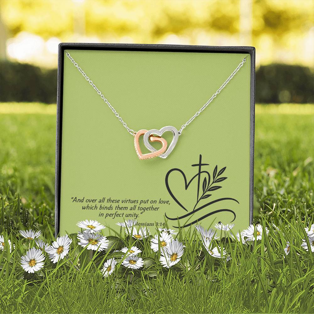 Interlocking Hearts Necklace – A Symbol of Faith & Love