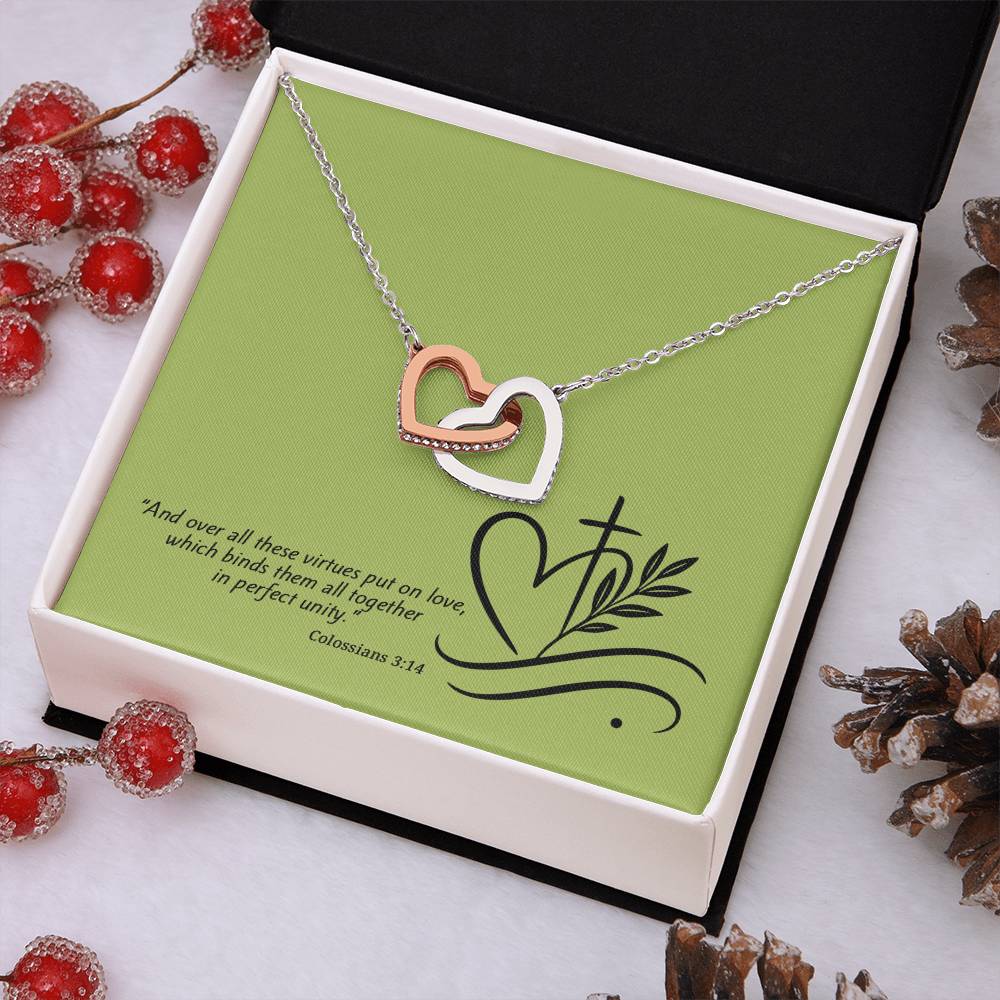 Interlocking Hearts Necklace – A Symbol of Faith & Love
